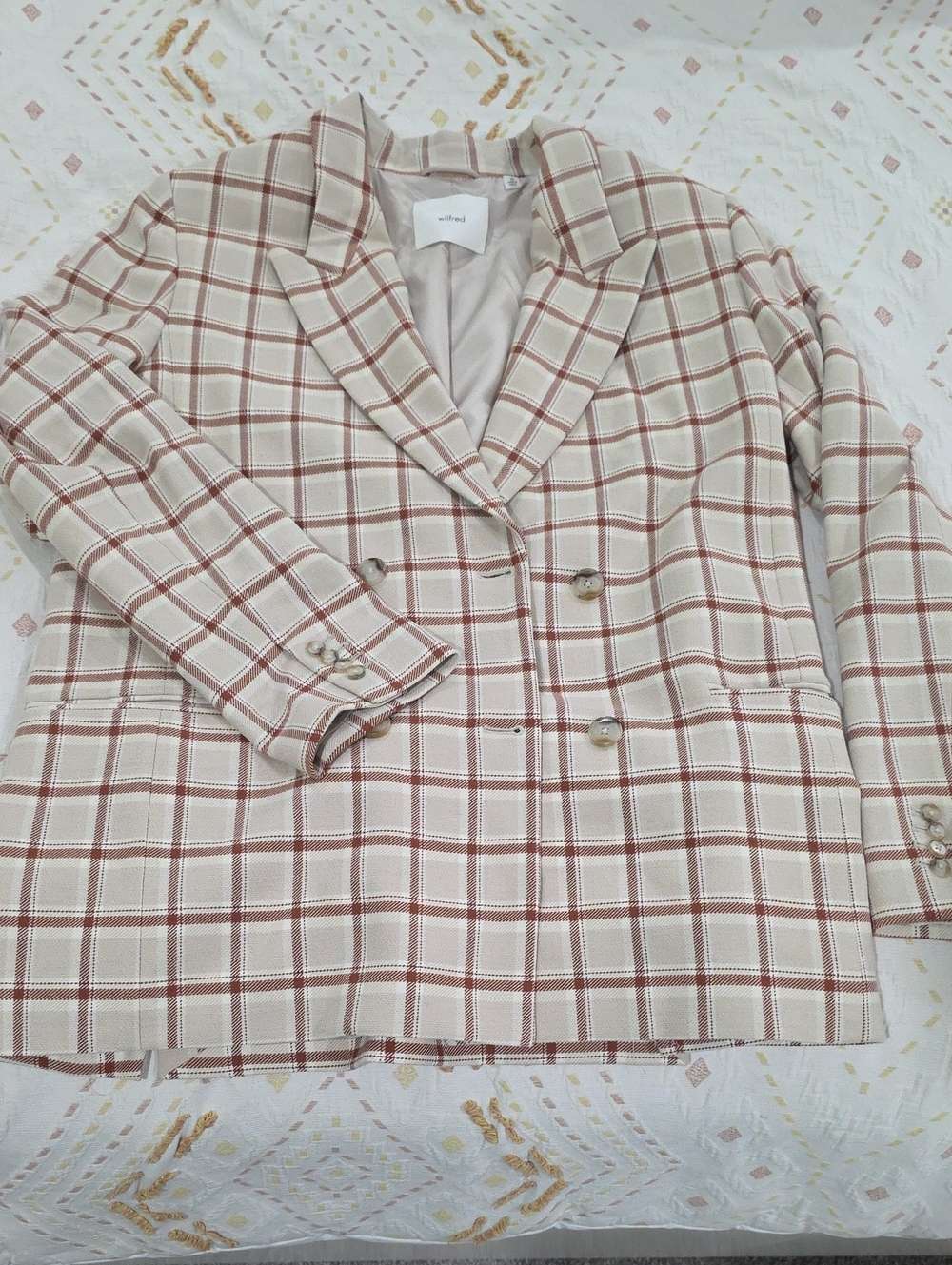 Wilfred Destiny Plaid Blazer